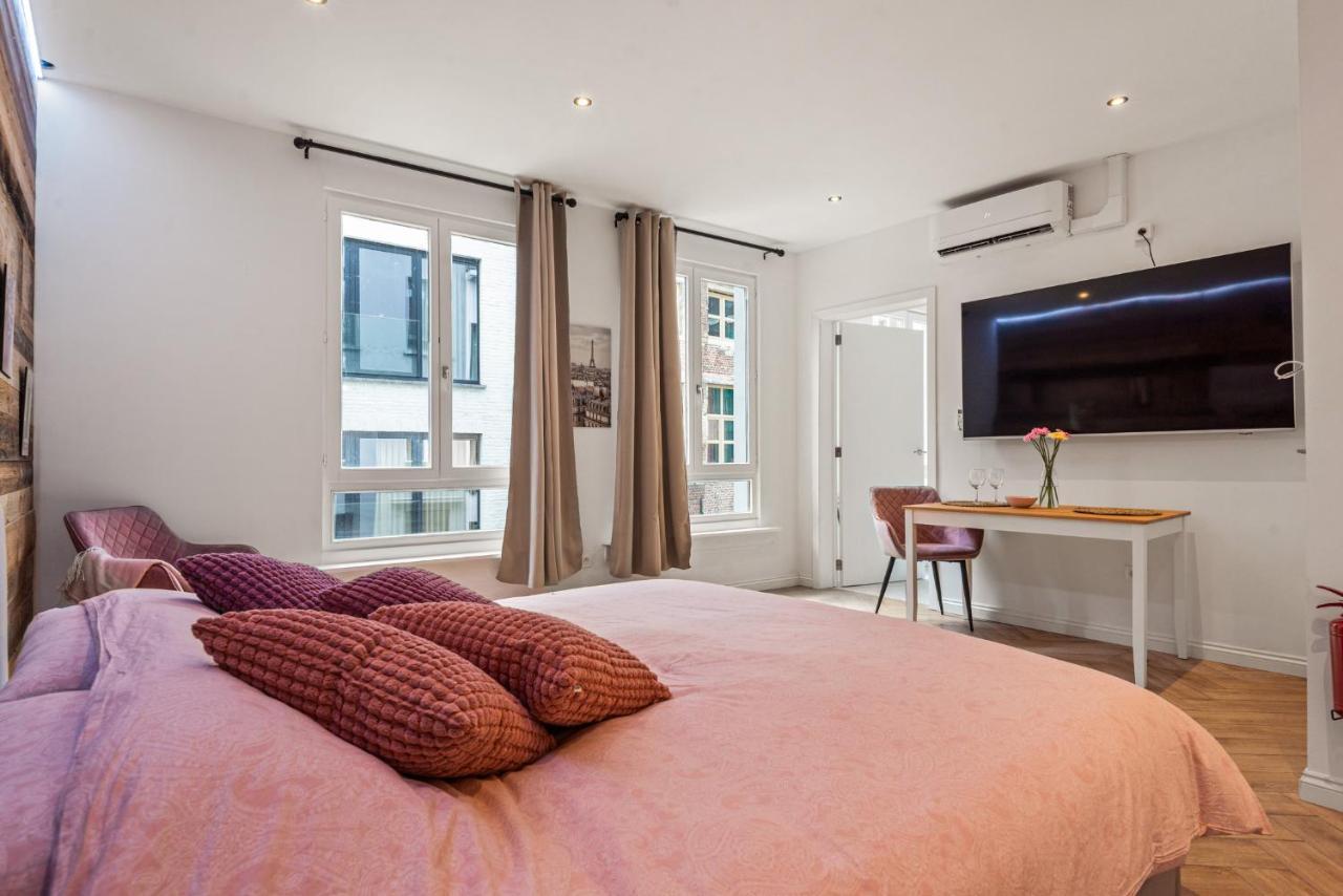 Suite City Center In Quiet Street & Airco Amberes Exterior foto